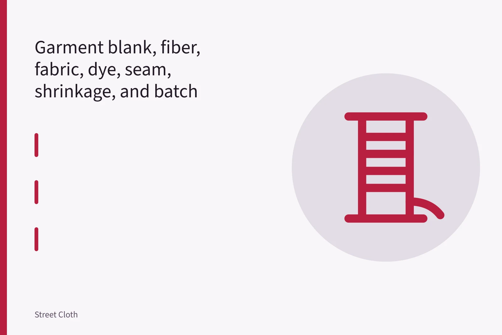 Blank t-shirt inspected on cutting table with measuring tape and color swatches. Garment blank, fiber, fabric, dye, seam, shrinkage, and batch checklist