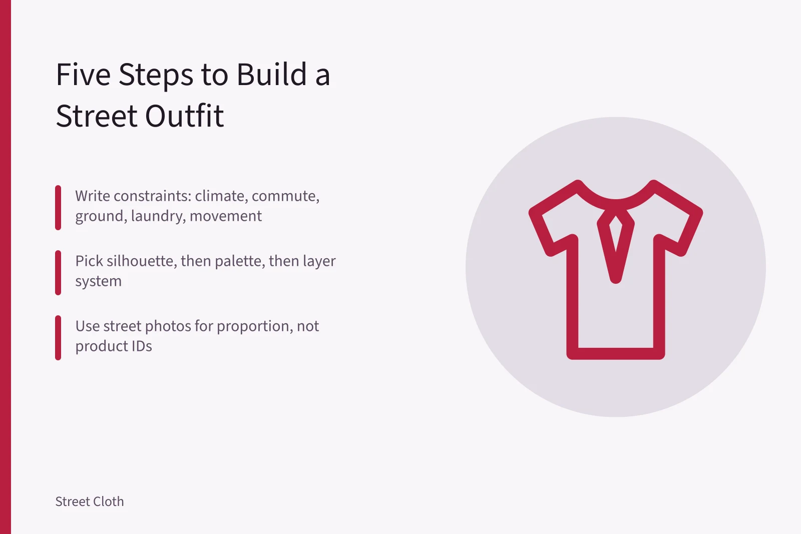 Five-step guide to turning street style into a wearable outfit. Five steps that turn street style into an actual outfit