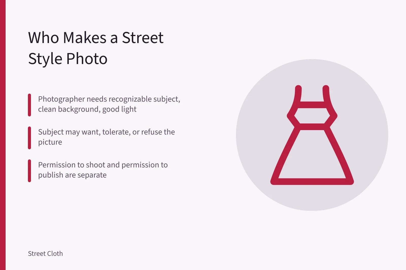 Street style photo made by photographer, subject, and paying publisher. Is street style really about the clothes, or something else entirely?