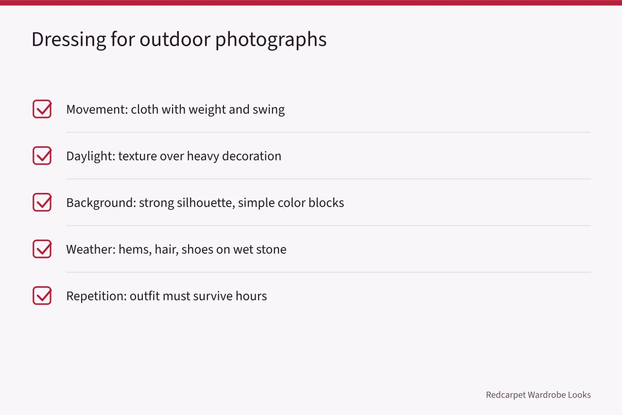 Checklist of five conditions street dressing must solve for (Is street style really about the clothes, or something else entirely?)